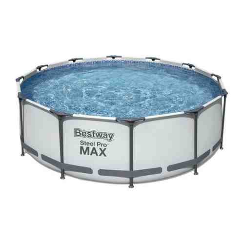 Бассейн каркасный BESTWAY Steel Pro Max 9150л 366х100см, с фильтром-насосом и лестницей, Арт. 56418