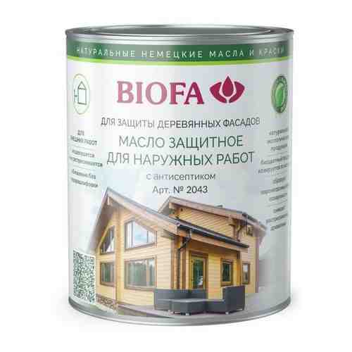 BIOFA 2043 Масло защитное для наружных работ с антисептиком (0,125 л 4310 Муссон )