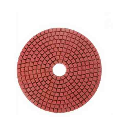 Черепашка АГШК - алмазный гибкий диск для влажной шлифовки D 125 мм, P 30, СТБ-312, в упаковке 1 шт.