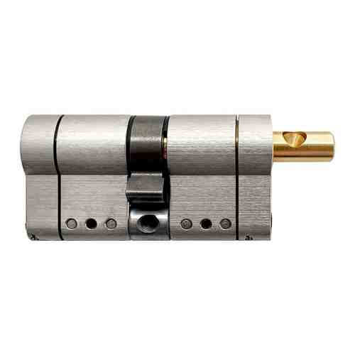 Цилиндр MOTTURA PRO 87(41+46)мм, ключ/вертушка, никель