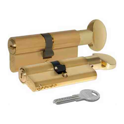 Цилиндровый механизм (личинка для замка)с перфорированными ключами. ключ-вертушка 164 SM/70 (30+10+30)(латунь) KALE KILIT