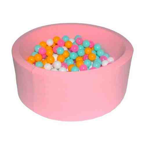 Cухой бассейн с шариками Hotenok Розовый цветок Лайт - 200 штук
