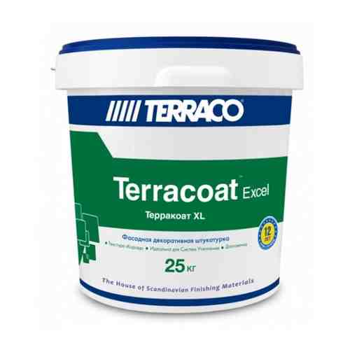 Декоративное покрытие Terraco Terracoat XL 2 мм белый 25 кг