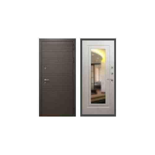 Дверь входная (стальная, металлическая) Rex 14 Шоколад ФЛЗ-120 