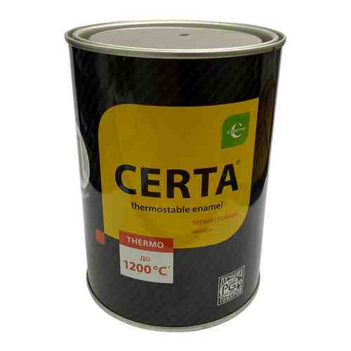 Эмаль антикоррозионная термостойкая (до 500℃) CERTA 0,8кг Коричневый