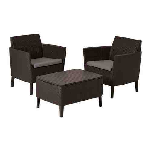 Комплект мебели Salemo balcony set (коричневый)