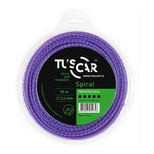 Леска для триммера TUSCAR Spiral Professional, 2.40мм* 59м