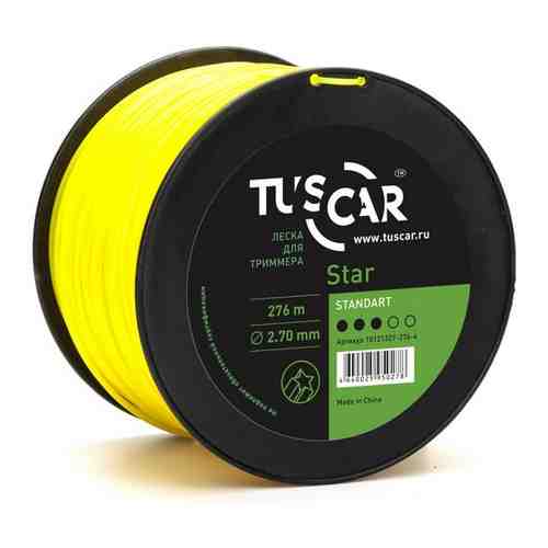 Леска для триммера TUSCAR Star Standart, 2.70мм* 276м