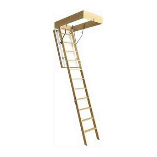 Лестница чердачная Docke Lux деревянная 300х70х120 см