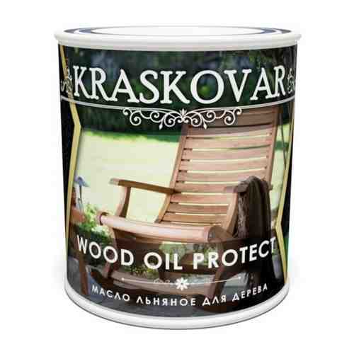 Масло льняное для дерева Kraskovar Wood Oil Protect 0,75л