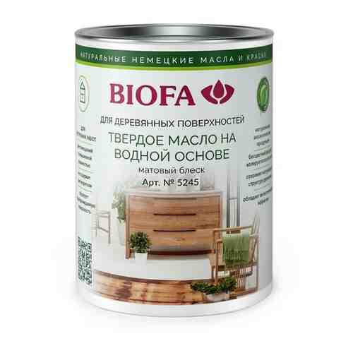 Масло твердое на водной основе Biofa 5245 матовое (0,375л)
