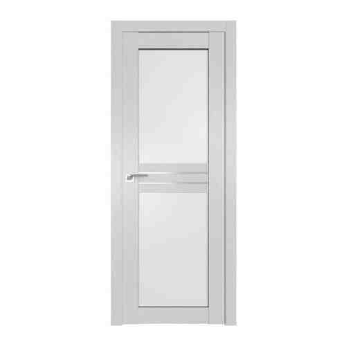 Межкомнатная дверь 2.56XN Монблан стекло Матовое, Profil Doors, Экошпон, со стеклом , 600x2000
