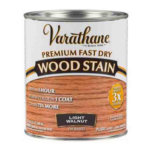 Морилка - Масло Для Дерева Varathane Premium Fast Dry Wood Stain выбеленное дерево 0,236 л