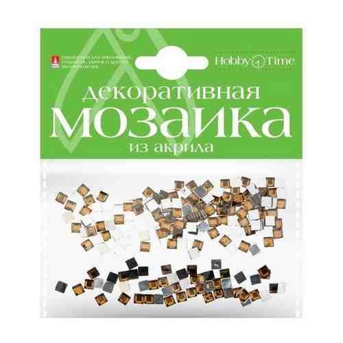Мозаика декоративная из акрила 4Х4 ММ,200 ШТ., коричневый