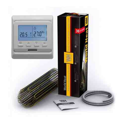 Нагревательный мат под плитку World Heat LTS-C 2,5/375 с электронным терморегулятором
