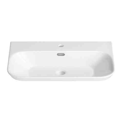 Накладная раковина для ванной комнаты Wellsee Eclatant 2.0 151401000, ширина умывальника 65 см, цвет глянцевый белый