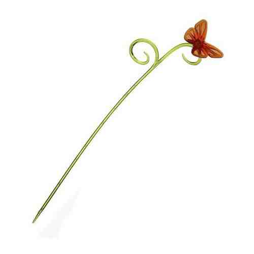 Поддержка для орхидей, h 39 см, пластик, цвет микс, Бабочка. В упаковке: 5