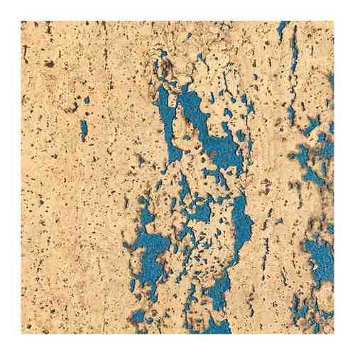 Пробковое настенное покрытие в пластинах Ibercork, Малага азул, 600х300х3мм, 1.98 кв.м.
