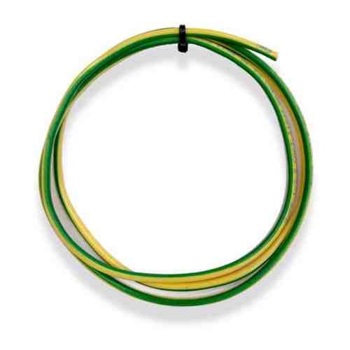 Провод электрический ПуГВ 1х4 мм2 Зелено-желтый, 50м