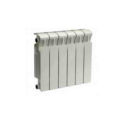 Радиатор биметаллический Rifar Monolit 300, 10 секций, боковое подключение, цвет белый