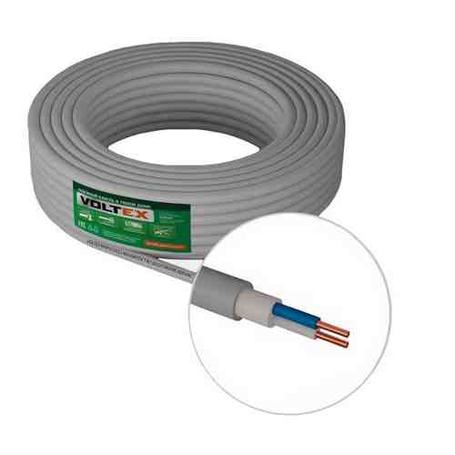 Силовой кабель NYM-O 2х2.5 сер (50) ЗП Voltex