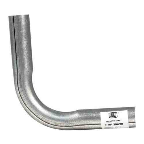 Труба с гибом d=38, угол 90 (нержавеющая алюминизированная сталь) EMP 38A90 TRIALLI