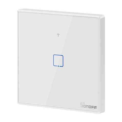 Умный 1-клавишный настенный Wi-Fi выключатель SONOFF TX T2 1C, T2EU1C, белый