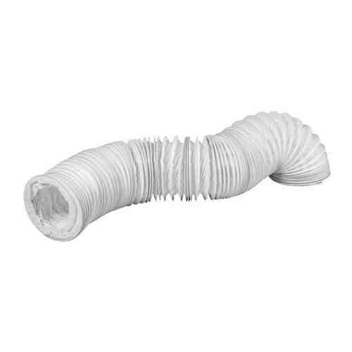 Воздуховод вентиляционый пластик, диаметр 100 мм, гофрированный, 3 м, Эвент, PVC flex, FV100-3