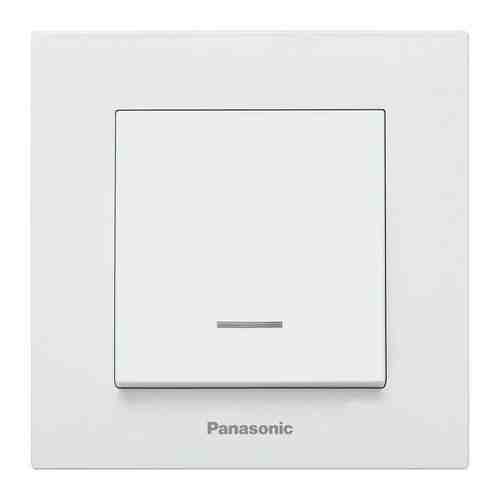 Выключатель Panasonic Karre Plus скрыт. 1кл. с подсветкой IP20 белый (упак.:1шт) (WKTC00022WH-RU)