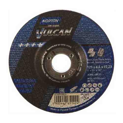 Зачистной диск по металлу NORTON VULCAN, толщина 6,4 мм, 3 шт