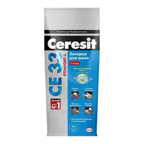 Затирка для плитки Ceresit CE 33 COMFORT цвет: мята 64, 2кг.