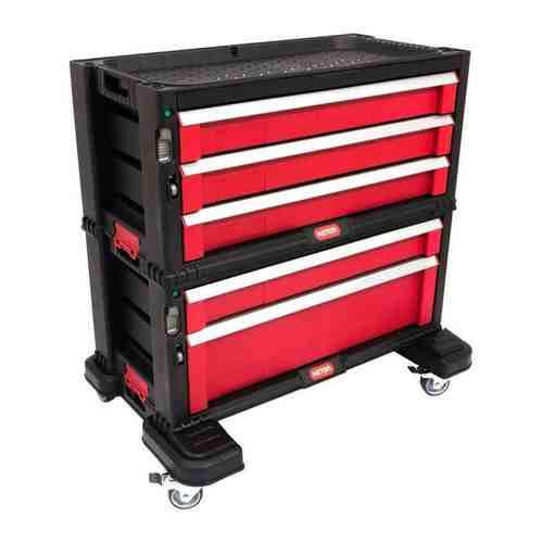 17199301 Ящик-тележка KETER 5 drawers tool chest set 37x59x59 см