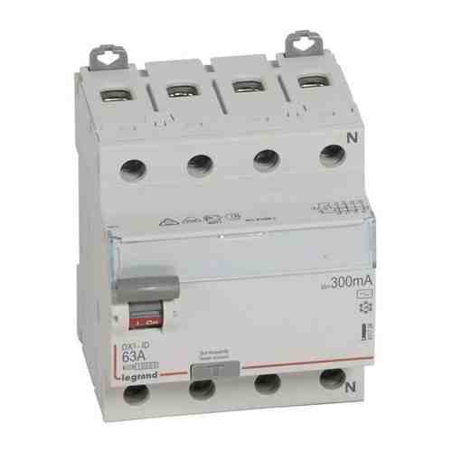 411724 Выключатель дифференциального тока Legrand DX3 4П 63А 300мА тип AC