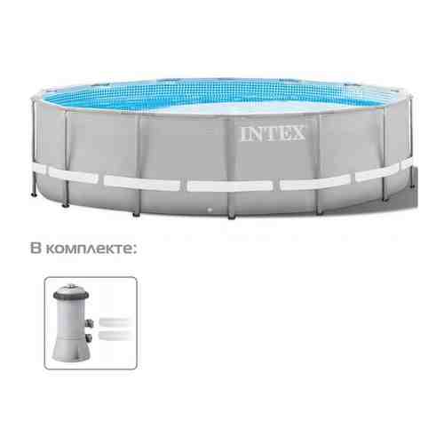 Бассейн каркасный Intex, 366х76 см, Prism Frame, 26712NP, фильтр-насос, 6503 л, ремкомплект