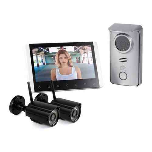 Беспроводной видеодомофон Skynet R80 с 2 камерами - видеодомофон kivos беспроводной, сколько стоит домофон с камерой