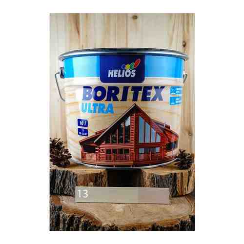 Boritex Ultra декоративное лазурное покрытие (№13 белый, 10 л)