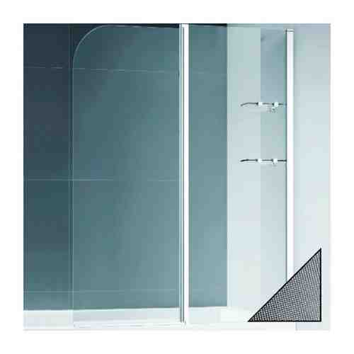 Cezares Шторка на ванну CEZARES ECO-O-V-12-120/140-P-Cr-R