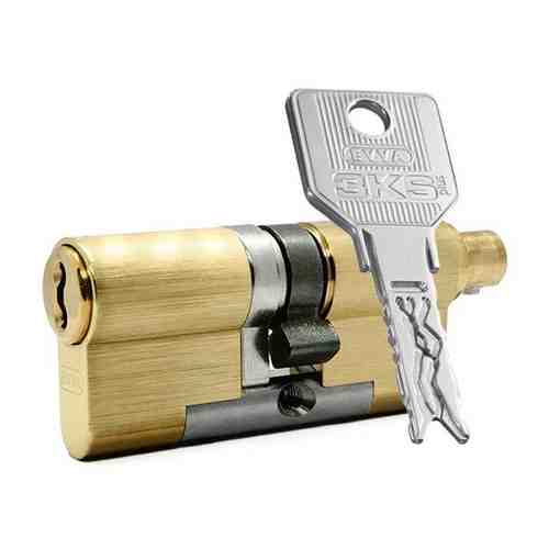 Цилиндр EVVA 3KS ключ-вертушка (размер 46х36 мм) - Латунь (5 ключей)