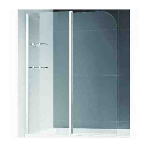 Душевая шторка на ванну Cezares Eco 120x140 (ECO-O-V-12-120/140-P-Cr-R)