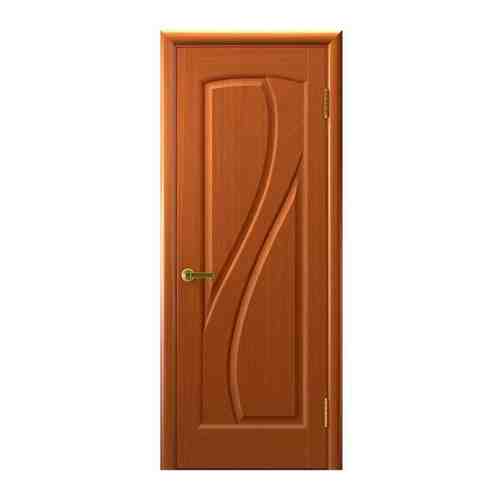 Дверь межкомнатная Мария Темный Анегри Т74, Luxor, Шпон натуральный, глухая , 800x2000
