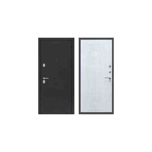 Дверь входная (стальная, металлическая) Сенатор Практик 3К Черный муар Д-18 