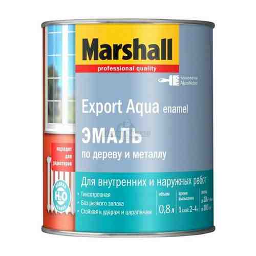 Эмаль для дерева и металла Export Aqua, чёрная Marshall 5235342