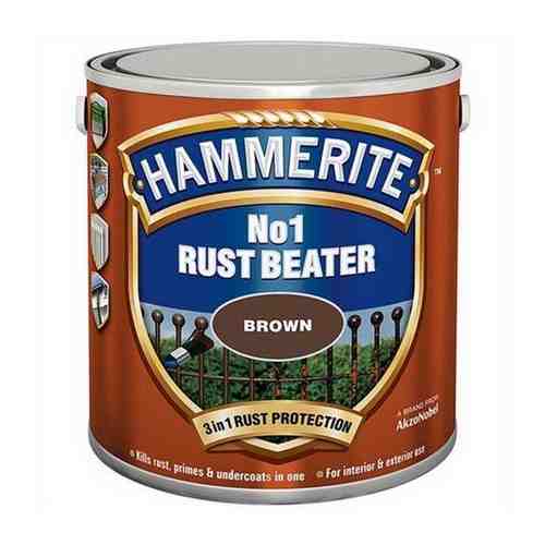 Грунт по металлу HAMMERITE Rust Beater коричневый 0,25 л.