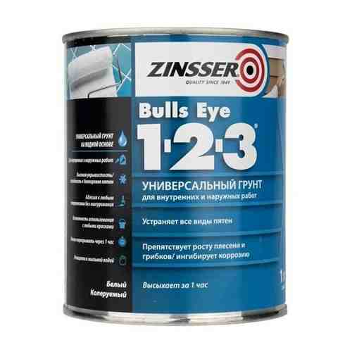 Грунт Zinsser Bulls Eye 1-2-3 универсальный грунт белый 3,78 л