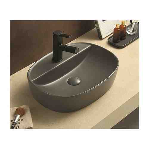 Керамическая раковина для ванной Ceramalux 78239XMDH-2 Серый