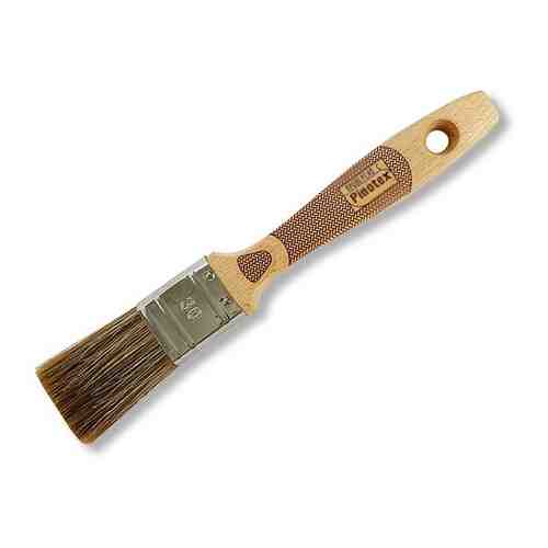 Кисть плоская Handmaler PRO GREEN смешанная щетина буковая ручка 30 мм.
