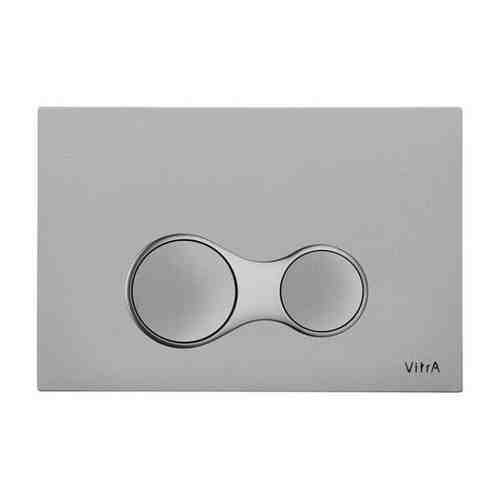 Кнопка смыва VitrA Sirius 740-0486 матовый хром