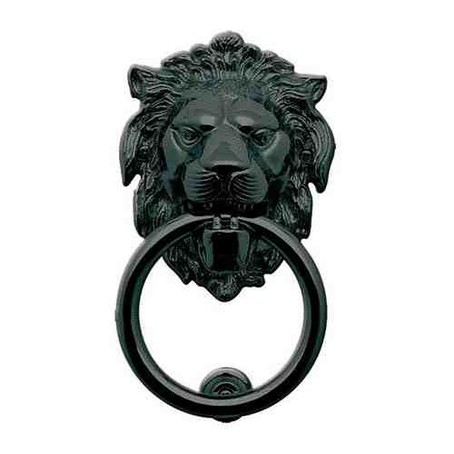 Кольцо дверное LION чёрное