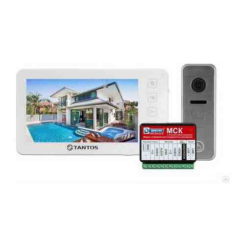 Комплект видеодомофона для квартиры Tantos Prime и iPanel2+ с блоком сопряжения