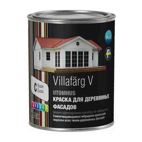 Краска для деревянных фасадов гибридная Landora VillaFarg V полуглянцевая база A 9 л.